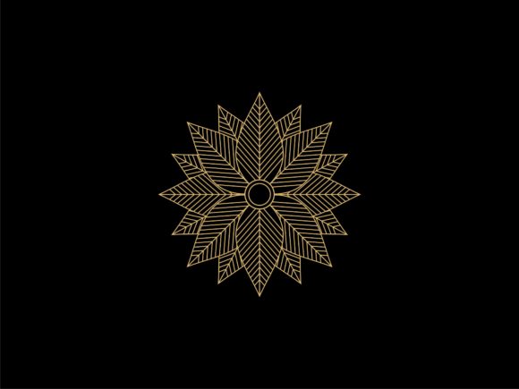 Download Circle Leaf Mandala Line Art Vector - Circle Collection