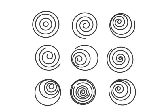 Download Doodle Abstract Spiral Circle - Circle Collection
