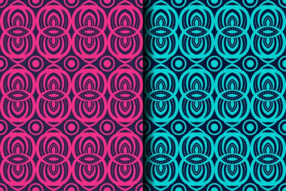 Download Pink and Blue Circle Pattern - Circle Collection