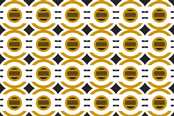 Download Gold Black Circle Pattern - Circle Collection